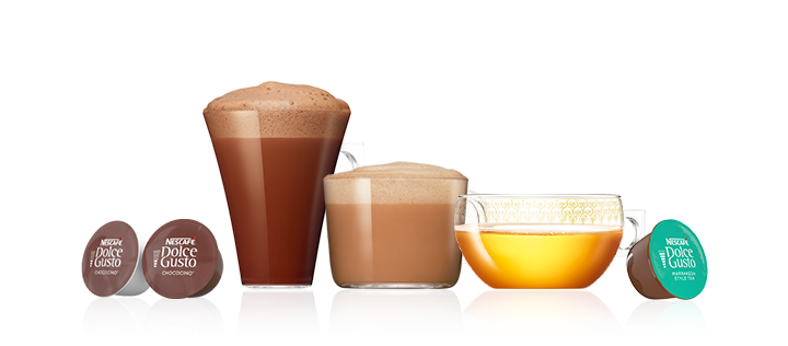 Dolce Gusto® Tee und heiße Schokolade Kapseln | NESCAFÉ® Dolce Gusto® header image