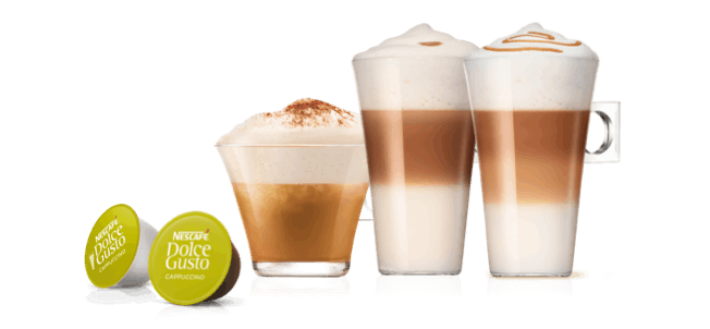 Milchkaffee Kapseln - intensiv bis cremig | NESCAFÉ® Dolce Gusto® header image