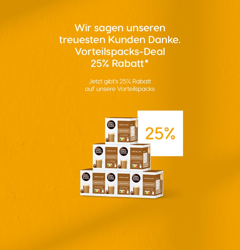 Vorteilspacks-Deal: 25 % Rabatt