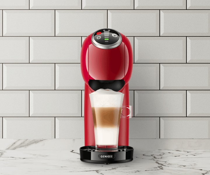 Genio S Plus automatische Kaffeekapselmaschine Rot von Krups® - Close Up - NESCAFÉ® Dolce Gusto®