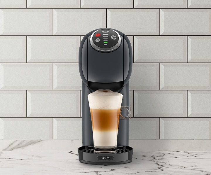 Genio S Plus automatische Kaffeekapselmaschine Cosmic Grey von Krups® - Close Up - NESCAFÉ® Dolce Gusto®