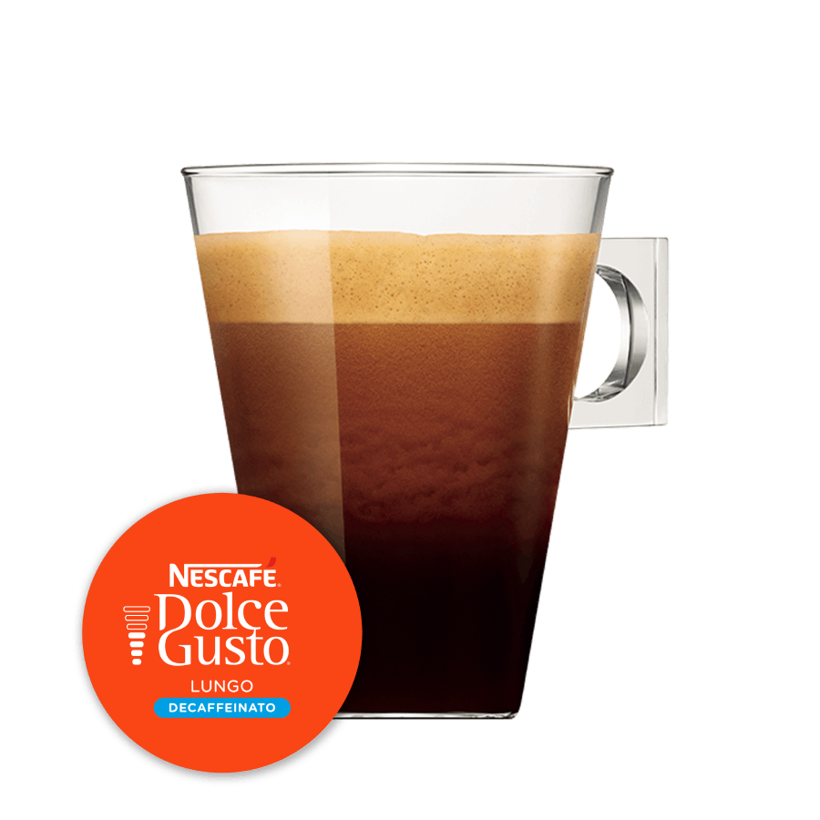 Lungo Decaffeinato Tasse und Kaffekapsel - NESCAFÉ® Dolce Gusto®