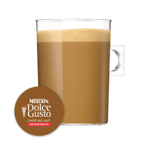 Café Au Lait Entkoffeiniert Tasse und Kaffekapsel - NESCAFÉ® Dolce Gusto®