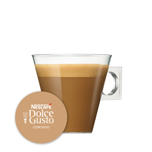 Cortado Espresso Macchiato Tasse und Kaffekapsel - NESCAFÉ® Dolce Gusto®