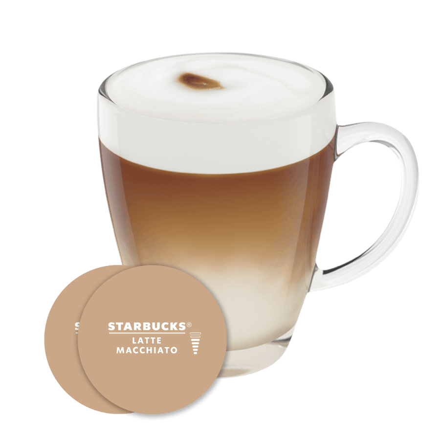 Starbucks® by Nescafé® Dolce Gusto® Latte Macchiato Tasse und Kaffekapsel - NESCAFÉ® Dolce Gusto®