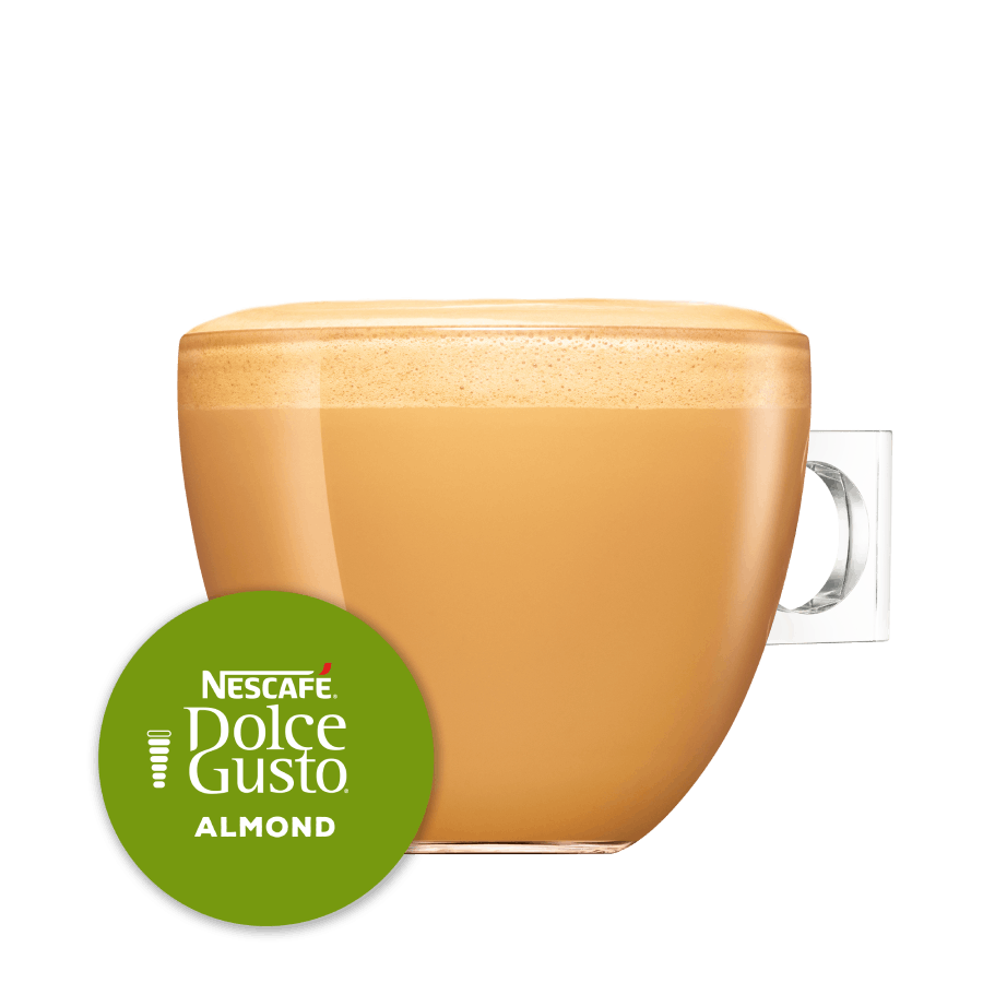 Mandel Flat White Tasse und Kaffekapsel - NESCAFÉ® Dolce Gusto®