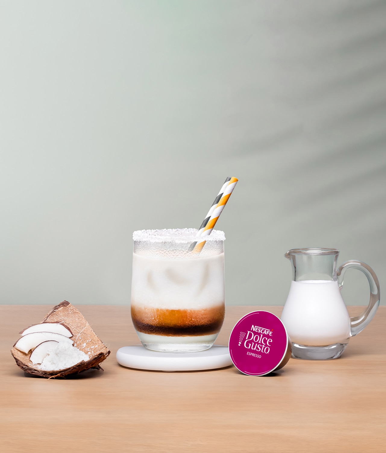 Rezept für Iced Coconut Espresso